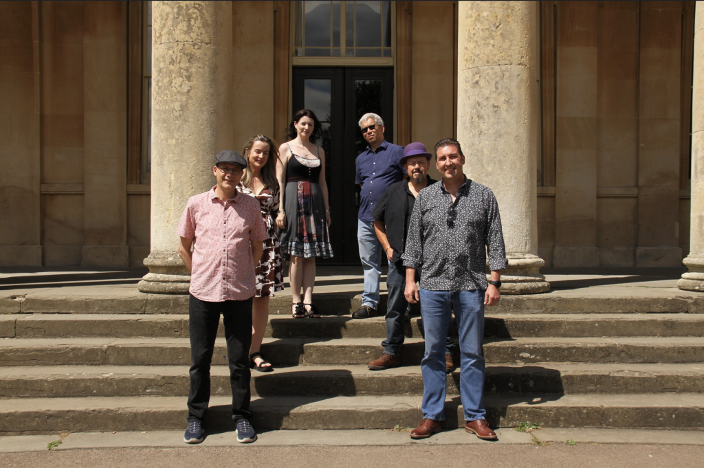 Deltonians on the steps at Pitville Pump Rooms